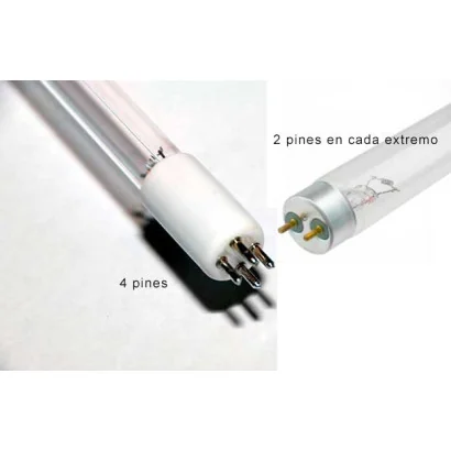 Foco/Bulbo Repuesto para UV de 4 Watts 2 o 4 pines