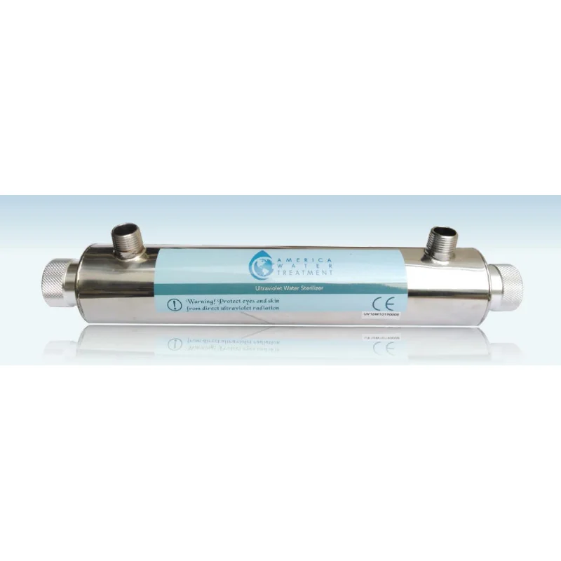 Sistema de Lampara UV 55 Watts Acero Inoxidable 12 GPM AWT 3/4"