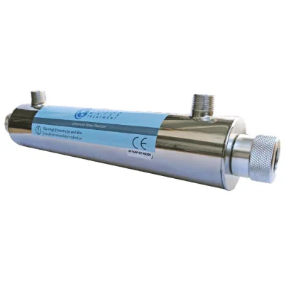 Sistema de Lampara UV 55 Watts Acero Inoxidable 12 GPM AWT 3/4"