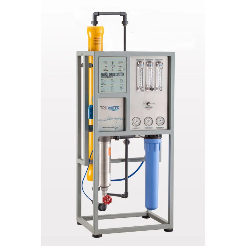 Sistema de Ósmosis Inversa Comercial de 1400-2200 GPD 1 Membrana Vasos de Fibra de Vidrio Sistema de Ósmosis Inversa Comercial de 1400-2200 GPD 1 Membrana Vasos de Fibra de Vidrio