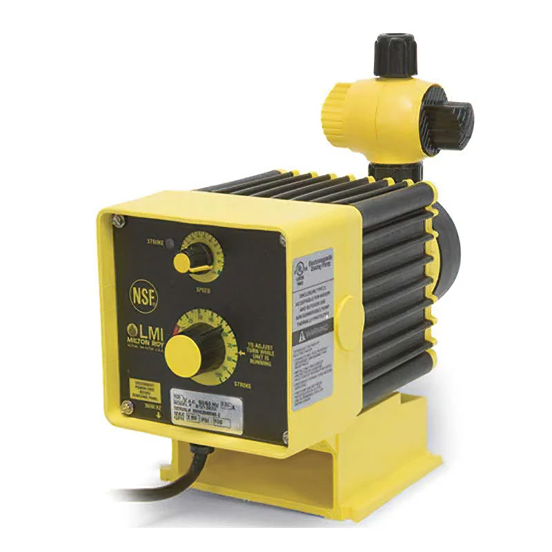 Bomba dosificadora de químicos LMI B131-368SI 50 PSI 4.5 GPH Válvula 4F Bomba dosificadora de químicos LMI B131-368SI 50 PSI 4.5 GPH Válvula 4F