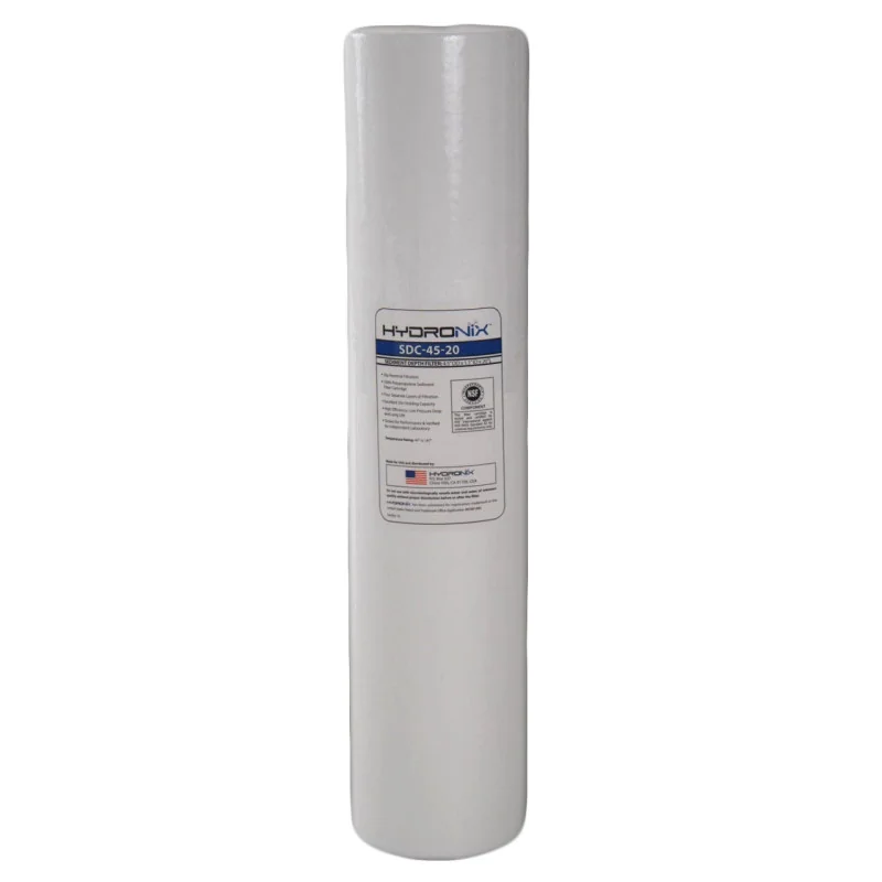 Cartucho SDC-45-2001 Hydronix Polipropileno 20 BB 4.5" x 20" sedimentos 1 Micras