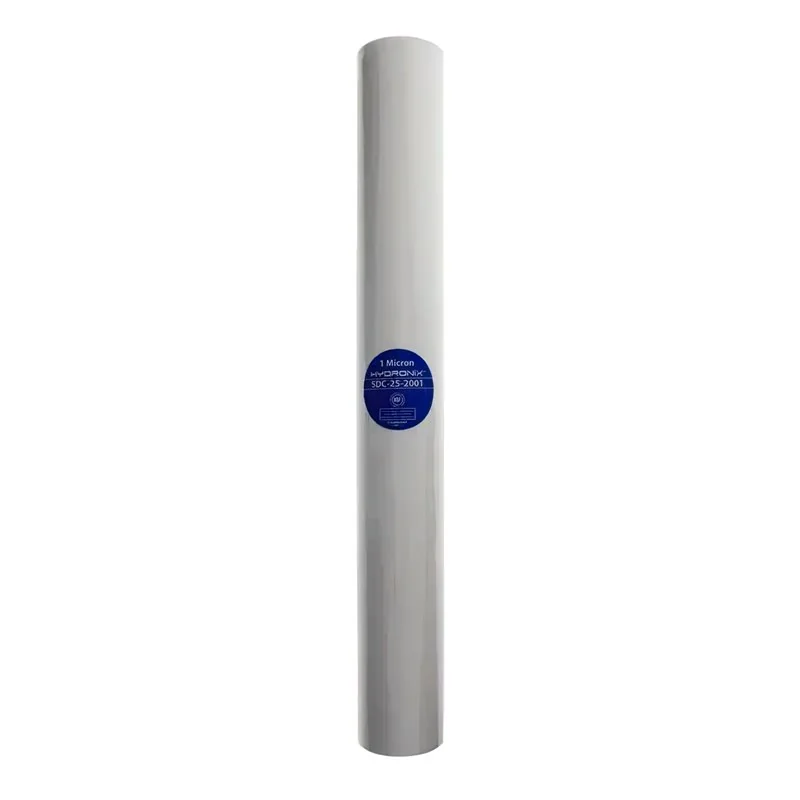 Cartucho SDC-25-2001 Hydronix Polipropileno 2.5"x20" sedimentos 1 Micra Cartucho SDC-25-2001 Hydronix Polipropileno 2.5"x20" sedimentos 1 Micra