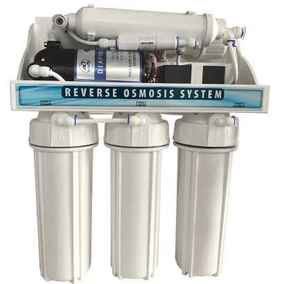 Sistema De Ósmosis Inversa 75 GPG 5 etapas RO75BP Aqua Flo® con bomba