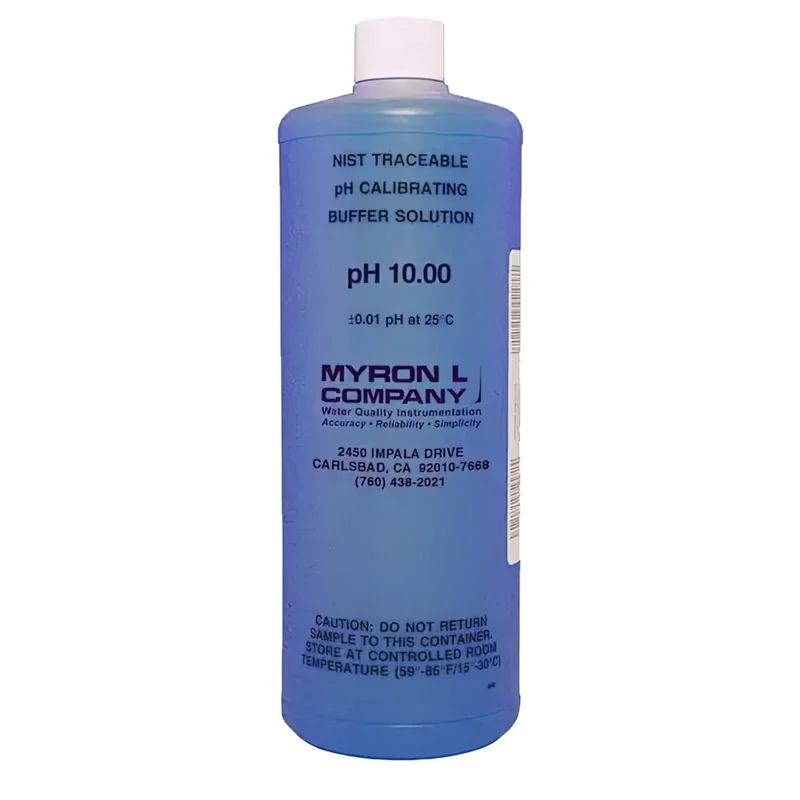 PH-10-8 Myron L Solución de buffer pH 10, 1/8 gal PH-10-8 Myron L Solución de buffer pH 10, 1/8 gal
