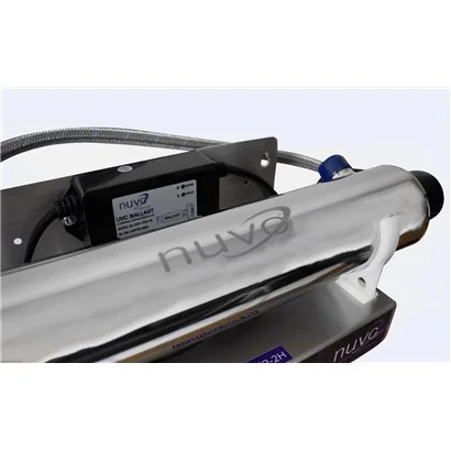 UVNUVO Purificador de agua por LUZ UV 25 Watts 4 etapas 23 LPM 1/2"