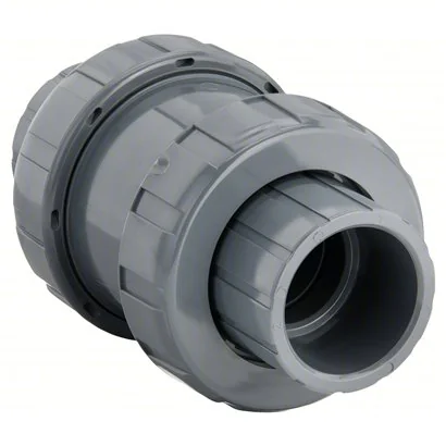 Válvula retención de bola TC, Hayward, PVC,0.5“, EPDM, Cem-Ros.