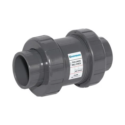 Válvula retención de bola TC, Hayward, PVC,0.5“, EPDM, Cem-Ros.