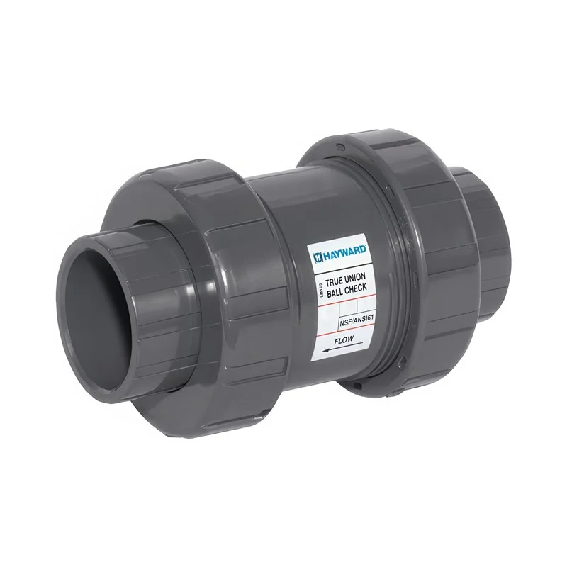 Válvula retención de bola TC, Hayward, PVC,0.5“, EPDM, Cem-Ros. Válvula retención de bola TC, Hayward, PVC,0.5“, EPDM, Cem-Ros.