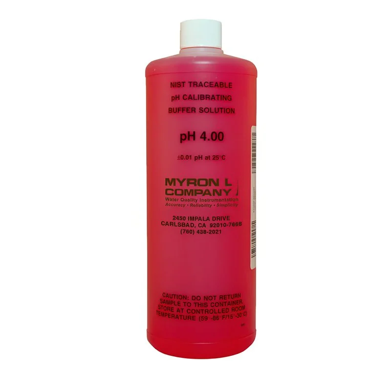 PH-410-8 Myron L Solución de buffer pH 4, 1/8 gal PH-410-8 Myron L Solución de buffer pH 4, 1/8 gal