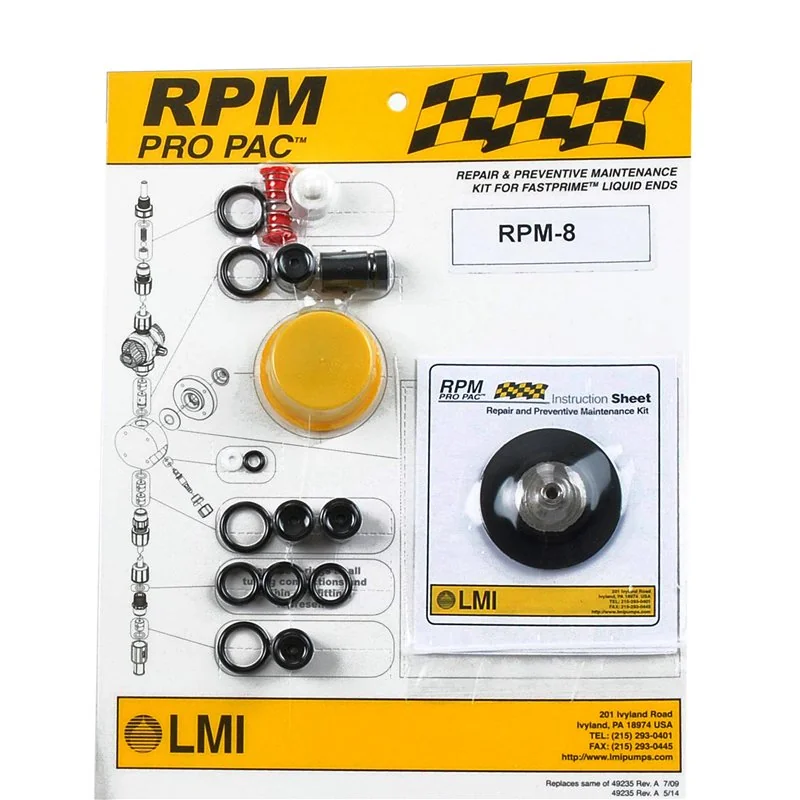 RPM 822 Kit de mantenimiento para bomba LMI
